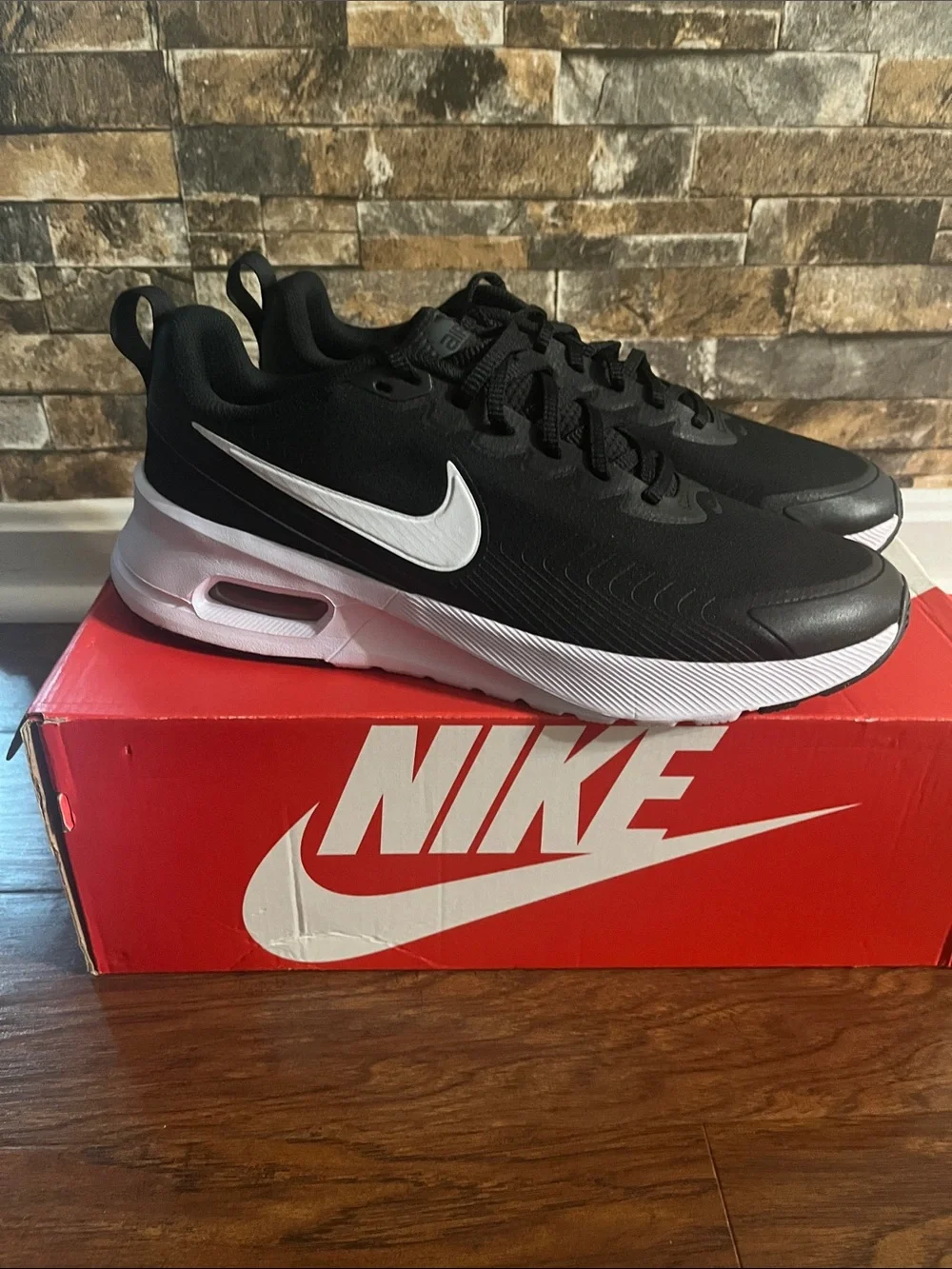 Nike Kids Black and White Athletic Sneakers